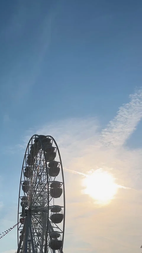 Ferris wheel at a fair. Ferris Wheel at the Beer Fest in Munich, Germany Stock Footage 286239668