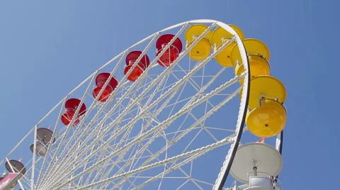 Ferris wheel at the fair Stock Footage 40219666