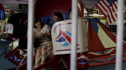 Ferris wheel at the fair Stock Footage 40823378