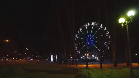 Ferris wheel Stock Footage 69181759