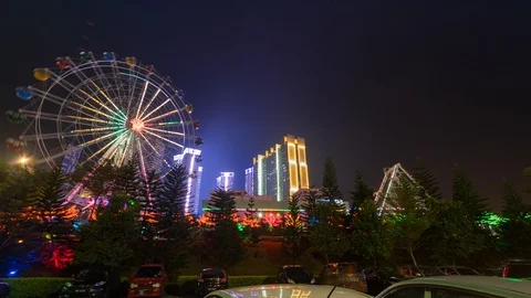 Ferris wheel Video stock 89774452