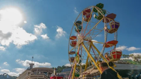 Ferris wheel Video stock 95543576