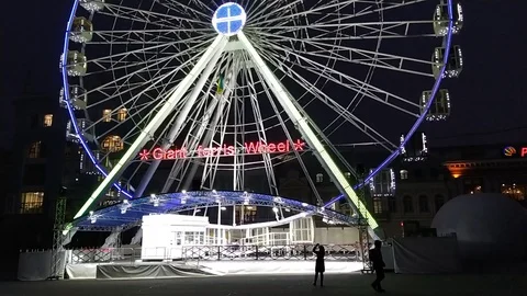 Ferris Wheel Stock Footage 123272657