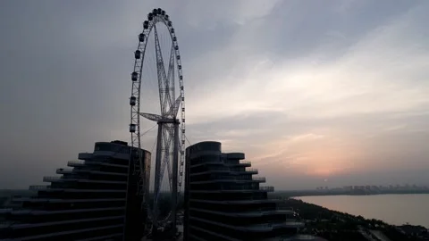 Ferris wheel Video stock 168602651