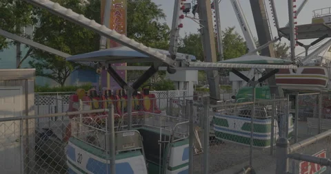 Ferris Wheel Gondolas Stock Footage 168111732