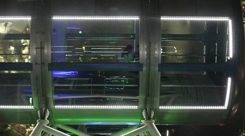 Ferris Wheel from Inside Stock-Footage 589693