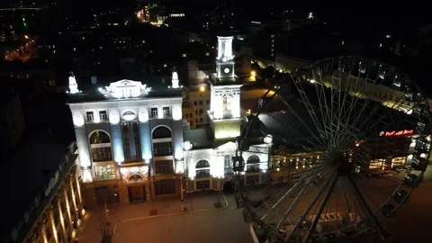Ferris wheel in Kiev Stock Footage 152403494