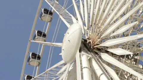 Ferris wheel, liverpool Stock Footage