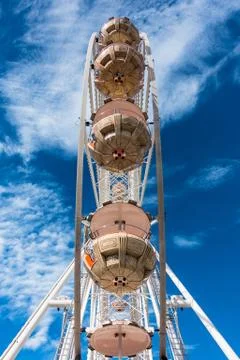 A ferris wheel on a market Stock Photos