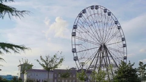 Ferris wheel n the Sochi Stock Footage 99615492