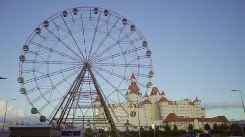 Ferris wheel n the Sochi Stock Footage 99615715