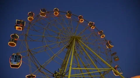 Ferris wheel by night 動画素材 65816037