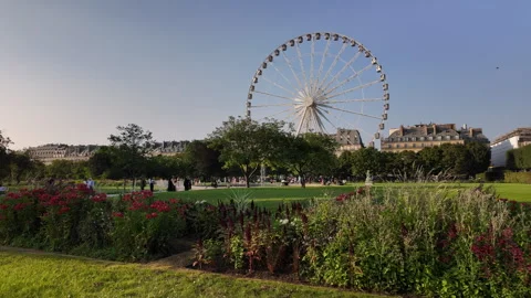 Ferris Wheel Paris Stock Footage 314879675