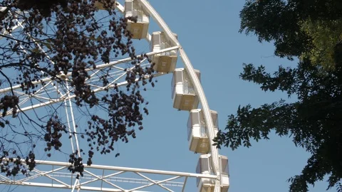 Ferris Wheel In The Park Stock Footage 122218740
