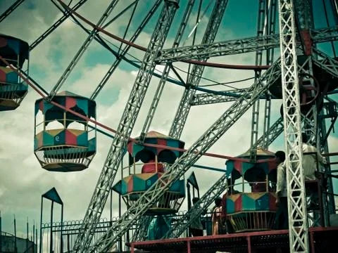 Ferris wheel Stock Photos