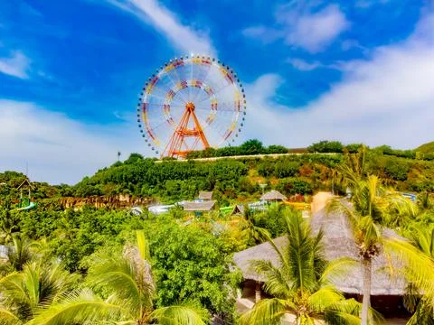 Ferris wheel. 스톡 사진