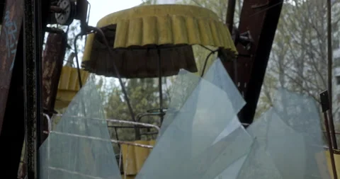 The Ferris wheel in Pripyat close-up Stock Footage 200848582