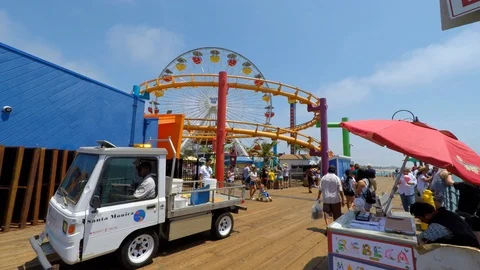 Ferris Wheel Rear View Stock Footage 93168911
