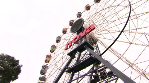 Ferris wheel ride Stock Footage 280292159