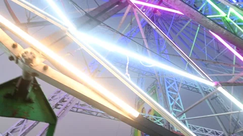Ferris wheel ride Stock Footage 299827166