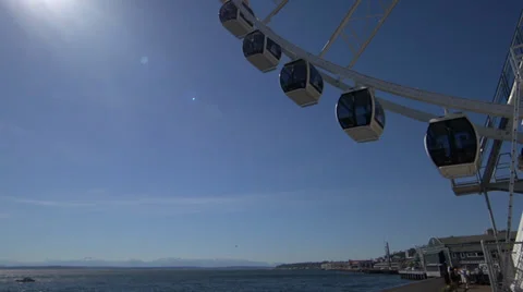 Ferris wheel seattle Stockbeeldmateriaal 37902494