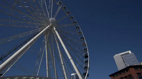 Ferris wheel Seattle Stockbeeldmateriaal 37903014