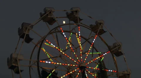 Ferris Wheel Spinning Stock Footage 41596902