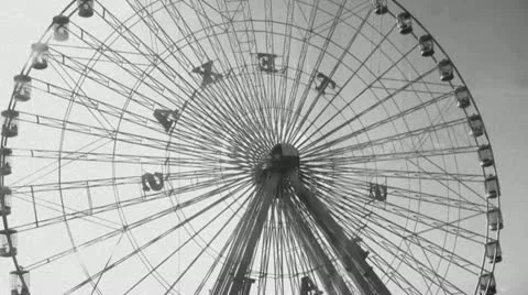 Ferris Wheel at State Fair Video stock 12310051