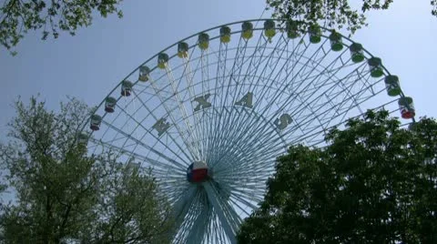 Ferris Wheel At State Fair Of Texas Video stock 10586847