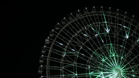 Ferris wheel, Tashkent Stock Footage 242272835