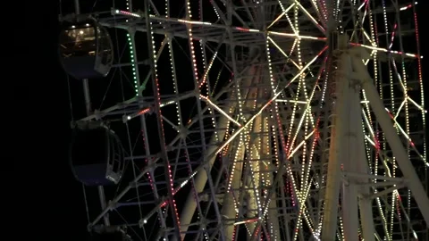 Ferris wheel, Tashkent Stock Footage 242272847