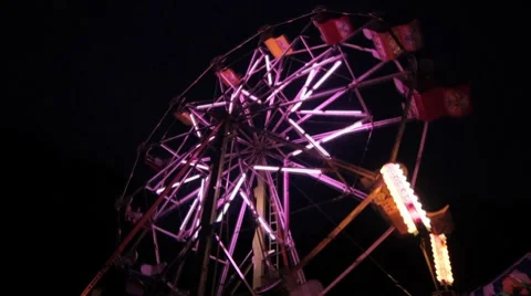 Ferris Wheel, Time Lapse Stock Footage 8652396