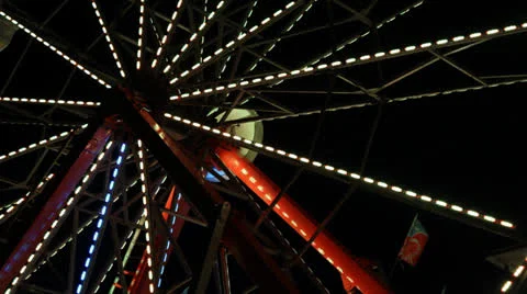 Ferris Wheel Time lapse Stock Footage 25541147