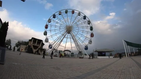 Ferris Wheel Timelaps Stock Footage 161257453