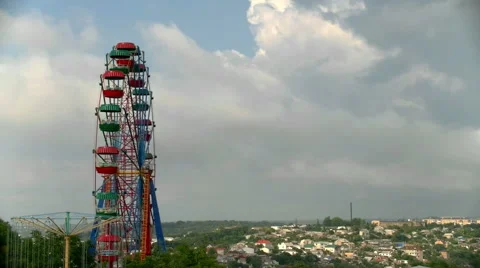 Ferris wheel timelapse Stock Footage 51877041