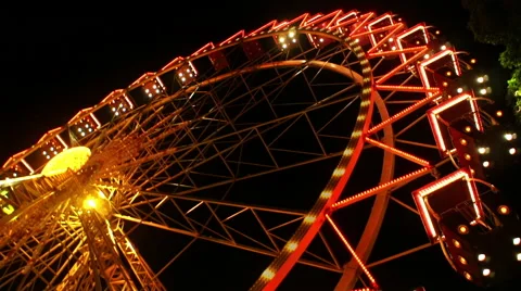 Ferris wheel in timelapse Video stock 52275418
