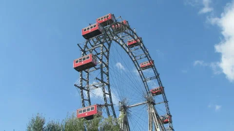 Ferris Wheel in Vienna Stock-Footage 1066184