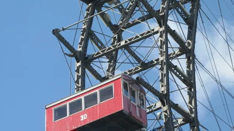 Ferris Wheel in Vienna 스톡 동영상 1066266