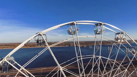 Ferris Wheel in Volgograd Stock Footage 101802120