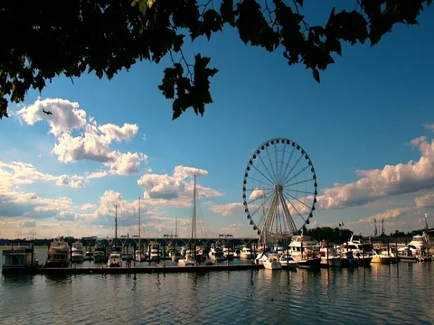 Ferris Wheel on Water 스톡 동영상 79973370