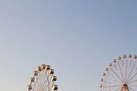 Ferris wheels Foto stock