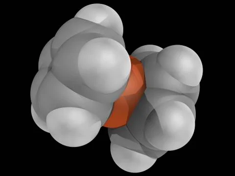 Ferrocene molecule Stock Illustration