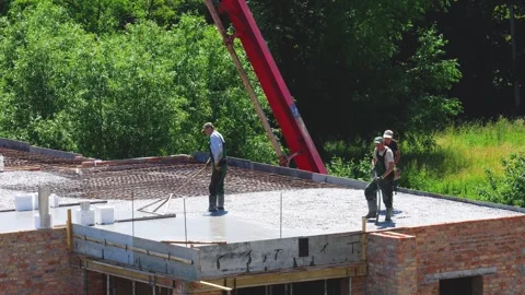 Ferroconcrete creation technology. Stock-Footage 313373426