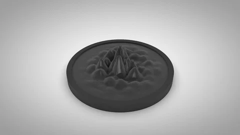 Ferrofluid abstract animation, liquid magnetic material Stock Footage 76544080