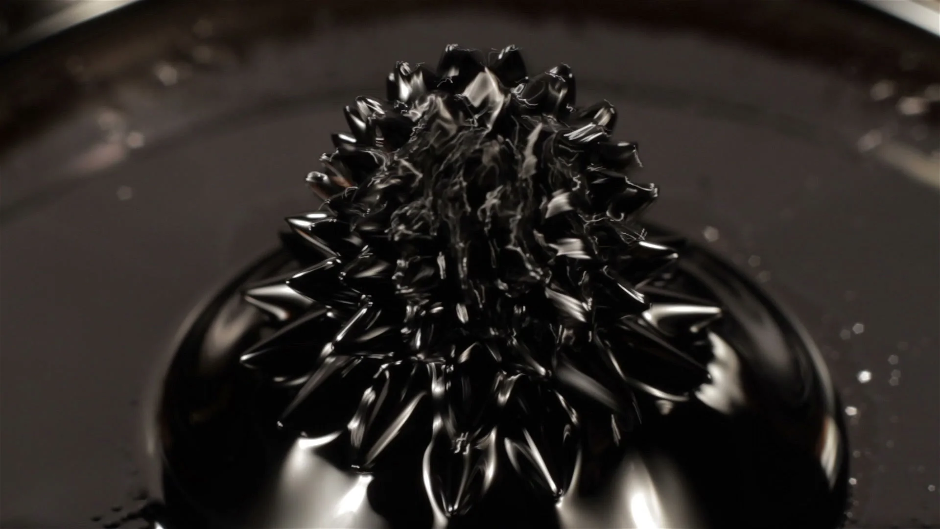 Ferrofluid Beautiful Forms Stock Video Pond5