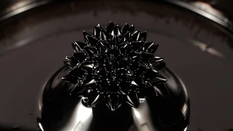 Ferrofluid. Beautiful forms. Stock Footage 69982697