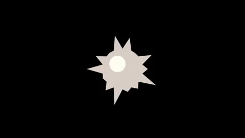 Ferrofluid metallic spikes blooming on black background 4K Stock Footage 337120105