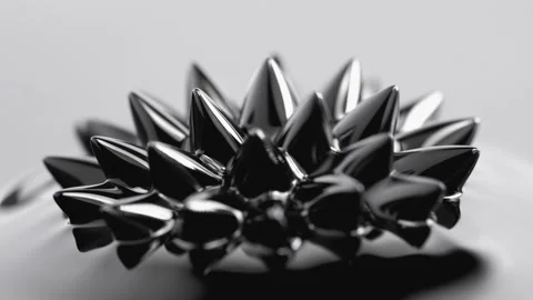 Ferrofluid. Сlose-up. Vídeo Stock 145055315