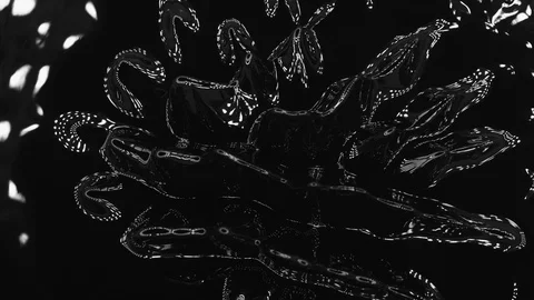 Ferrofluid, Slow Motion Stockbeeldmateriaal 91957690