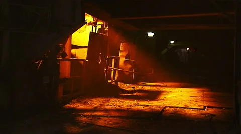 Ferrous metallurgy Stock Footage 55278343
